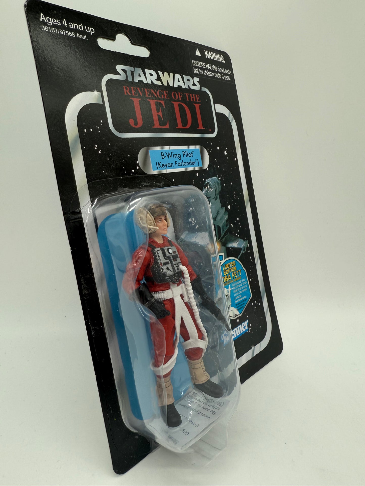 Hasbro 2011 Star Wars The Vintage Collection Revenge of the Jedi B-Wing Pilot (Keyan Farlander)