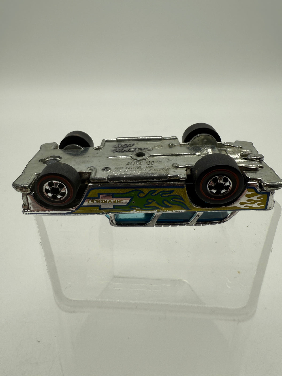 Hot Wheels 1969 Redline Alive '55 Super Chrome Chevy Nomad Wagon Mattel, photo 9 of 17