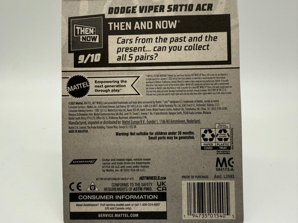 Hot Wheels Dodge Viper SRT10 ACR