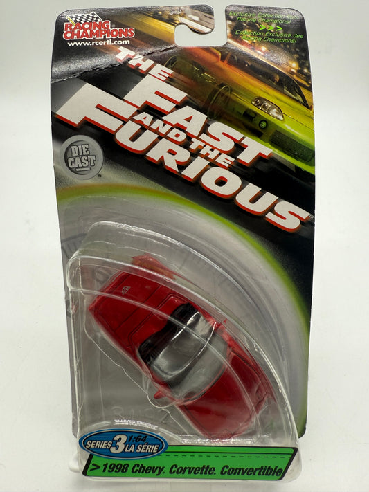 Racing Champions The Fast and The Furious 1998 Chevy Corvette Convertible 2002 RC ERTL