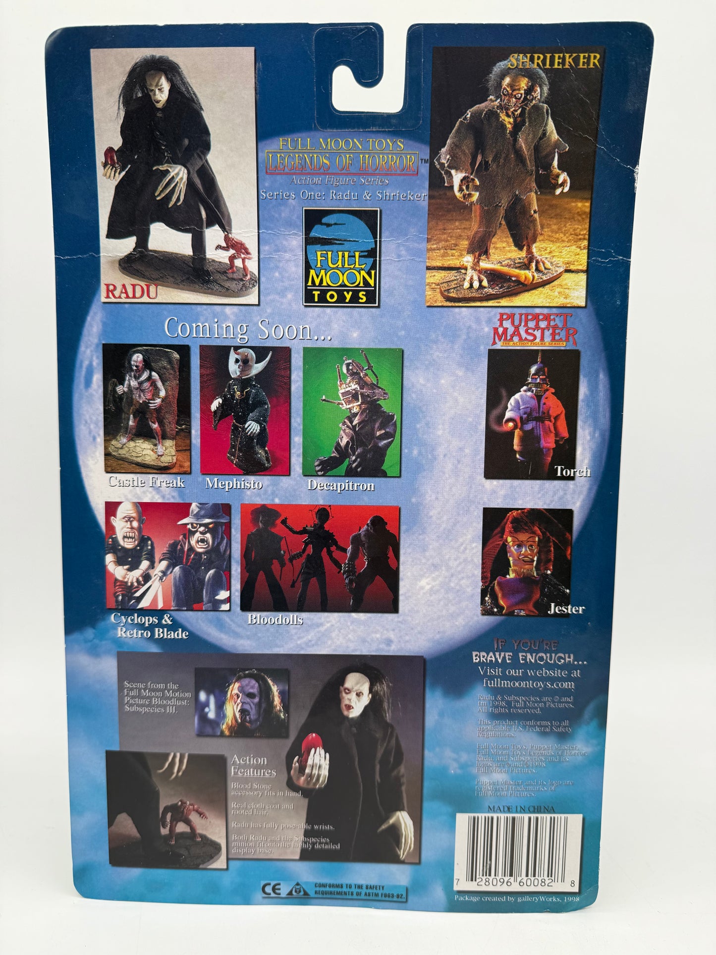 Subspecies Radu 1998 Full Moon Toys