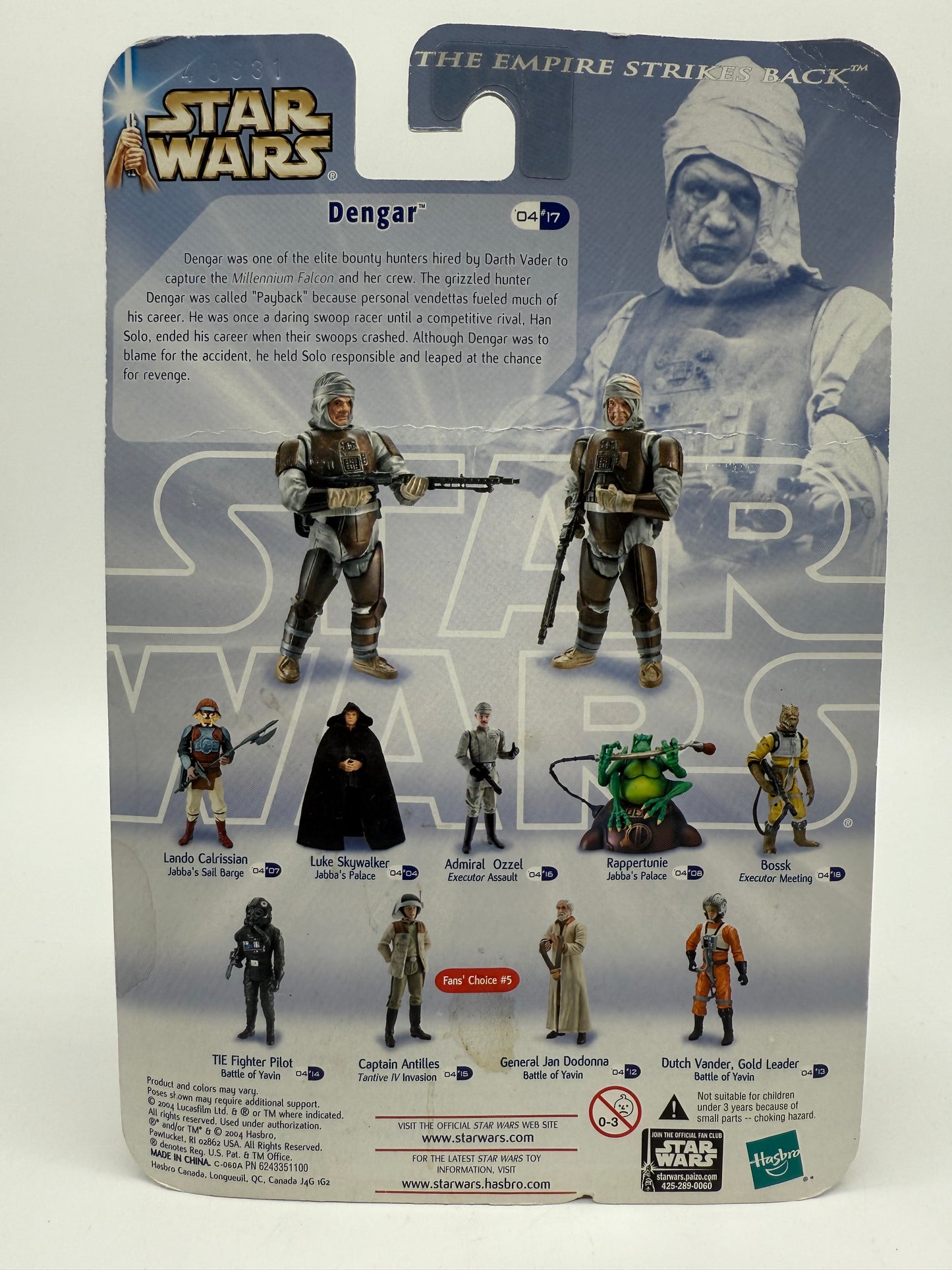 Star Wars Dengar 2004 Hasbro