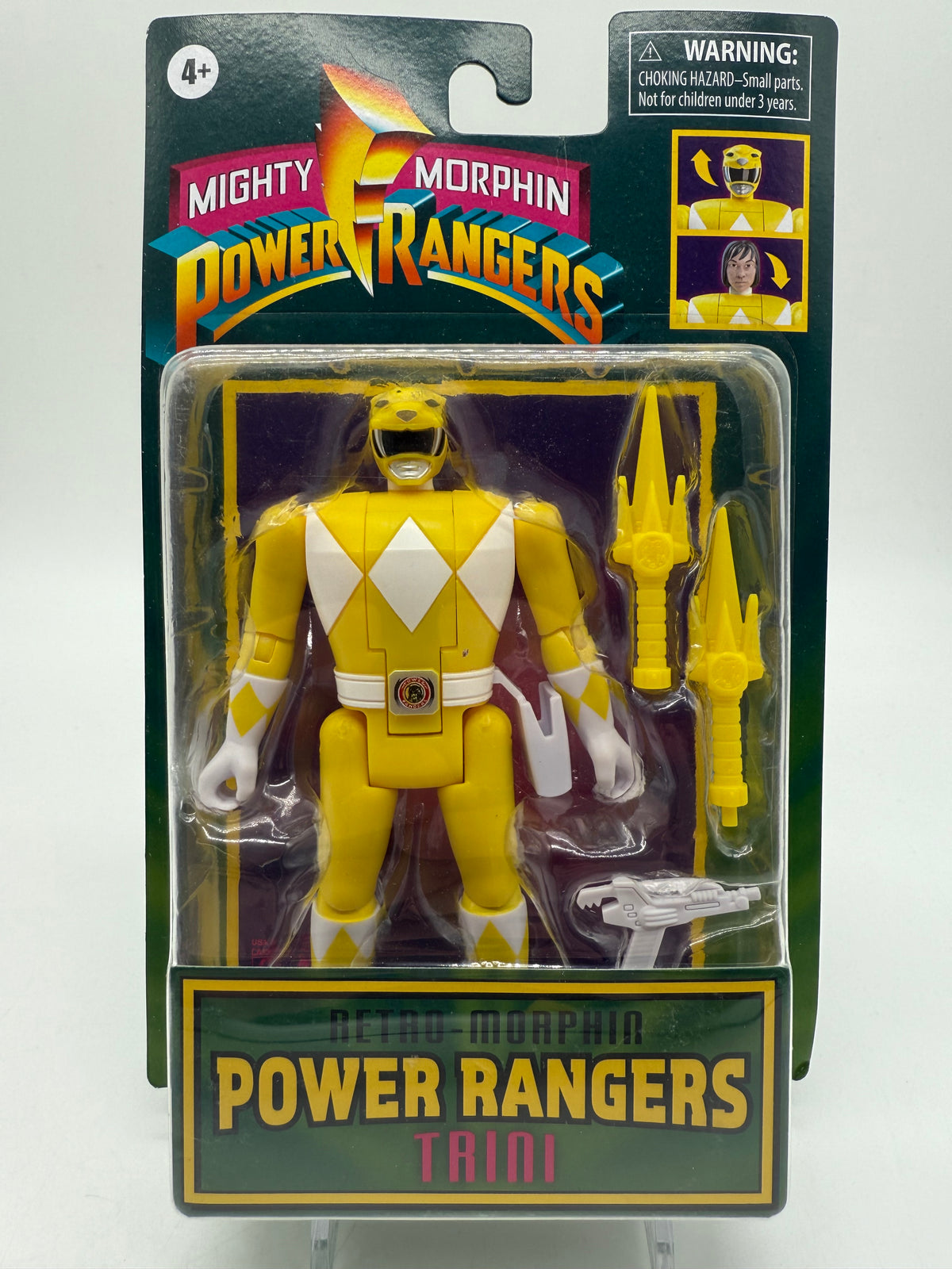 Hasbro 2020 Mighty Morphin Power Rangers Retro Morphin Power Rangers Trini Yellow, photo 1 of 4