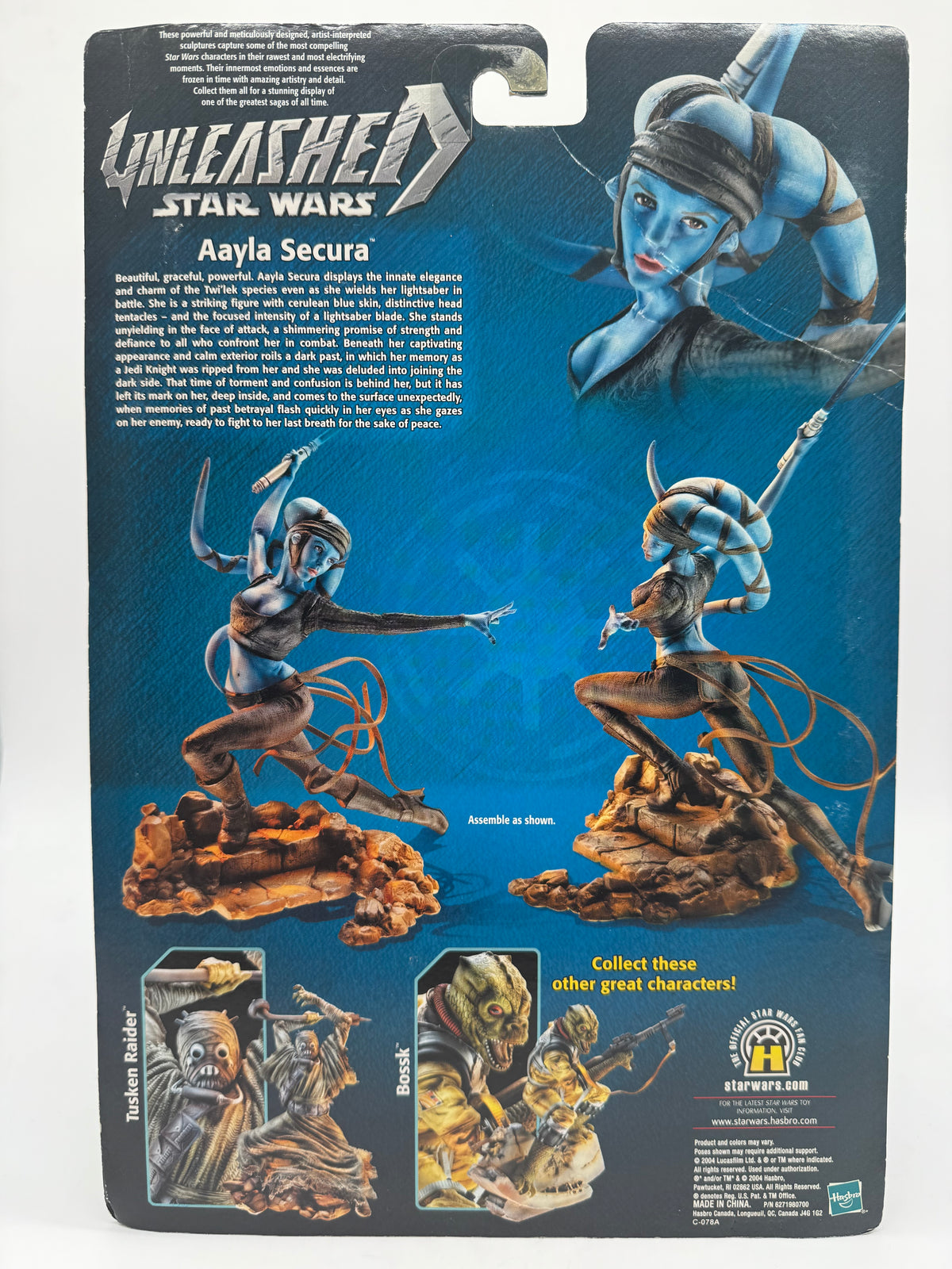 Star Wars Unleashed Aayla Secura 2004 Hasbro, photo 4 of 4