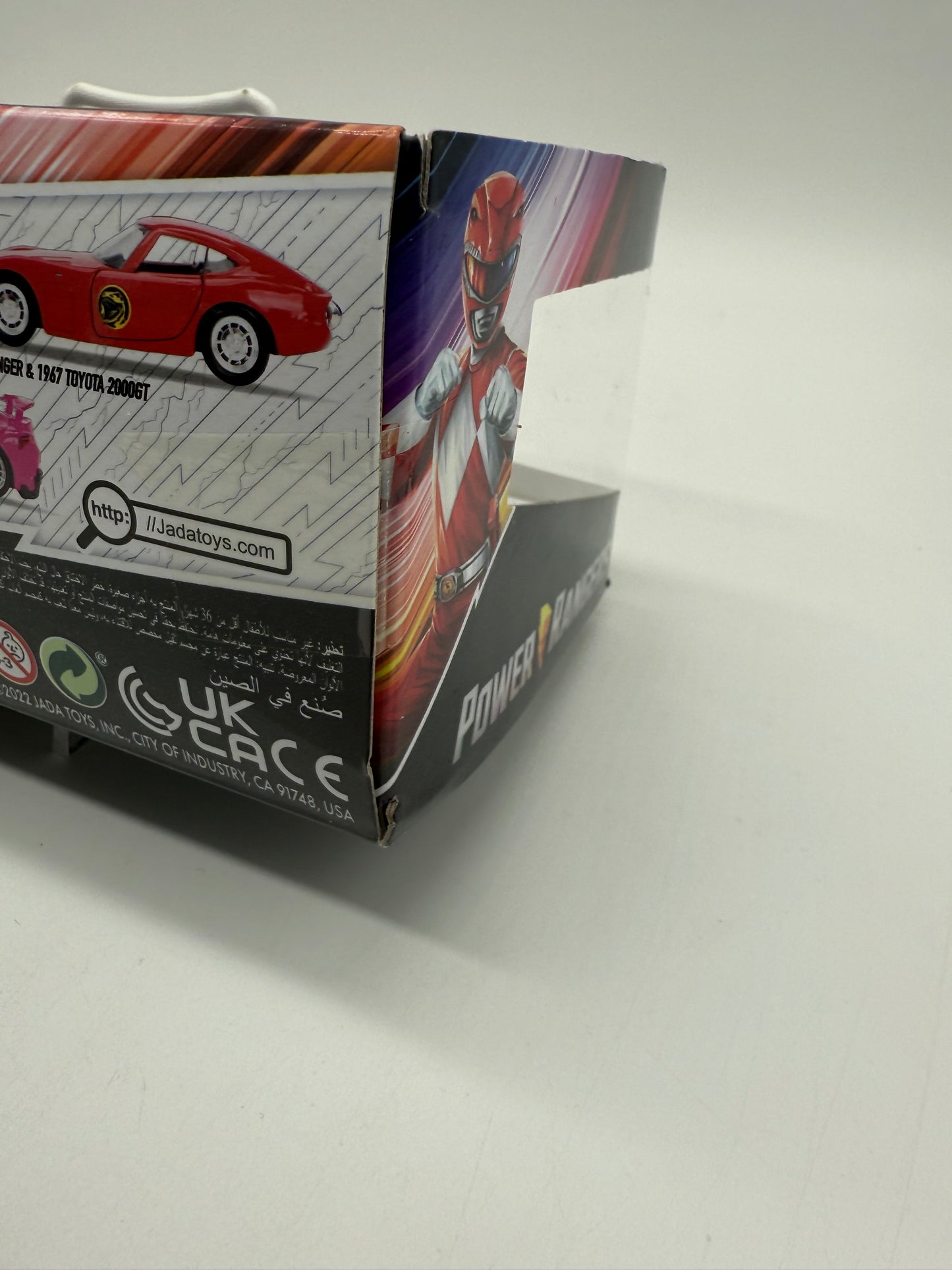 Hasbro 2022 Power Rangers Red Ranger & 1967 Toyota 2000GT