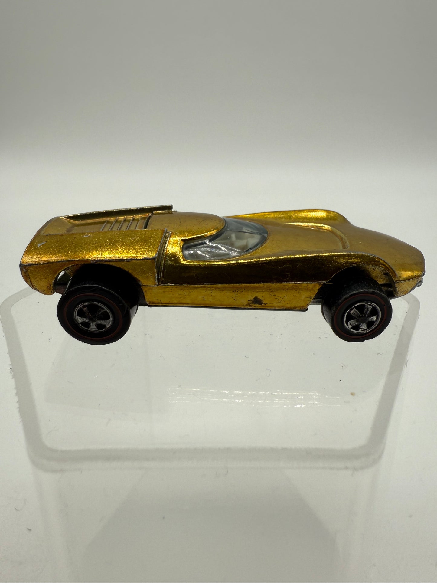 Hot Wheels Vintage 1968 Redline Turbofire Gold Loose