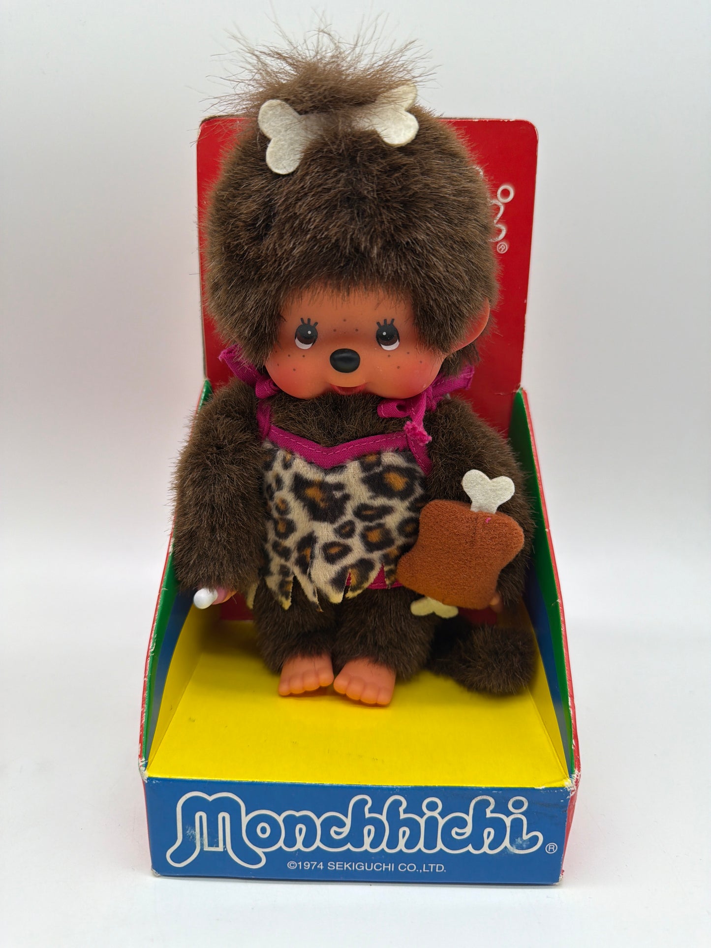 Sekiguchi 1974 Monchhichi Doll Set of 2