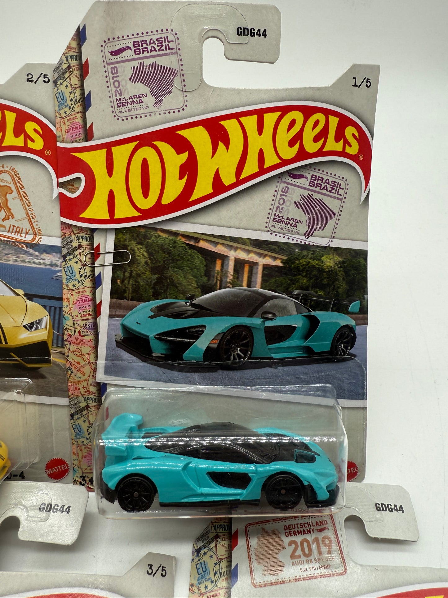 Hot Wheels World Class Racers 5 Car Set 2021 Mattel
