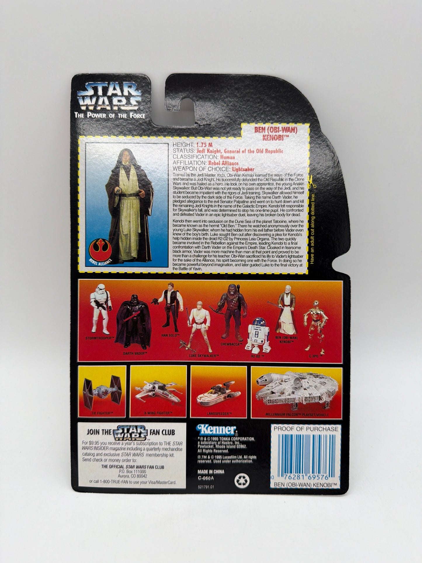 Kenner 1995 Star Wars The Power of The Force Ben (Obi-Wan) Kenobi
