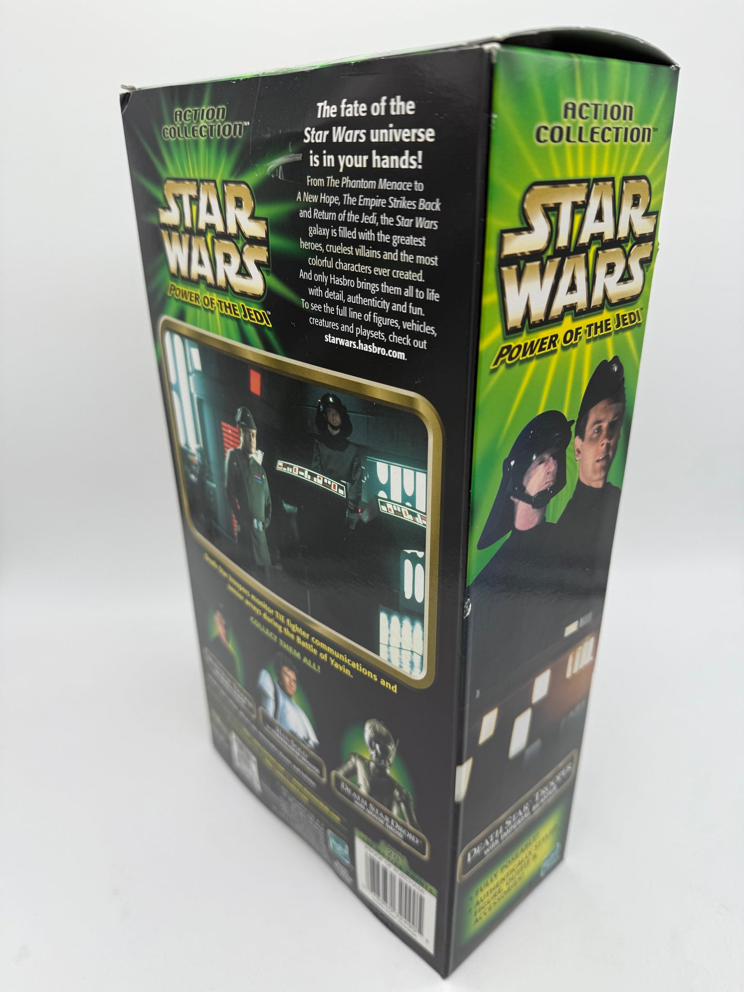 Hasbro 2001 Star Wars Power of The Jedi Death Star Trooper with Imperial Blaster