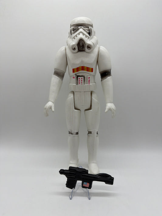 Vintage Mexico Bootleg Star Wars Blowmold Stormtrooper with Gun 14-Inch