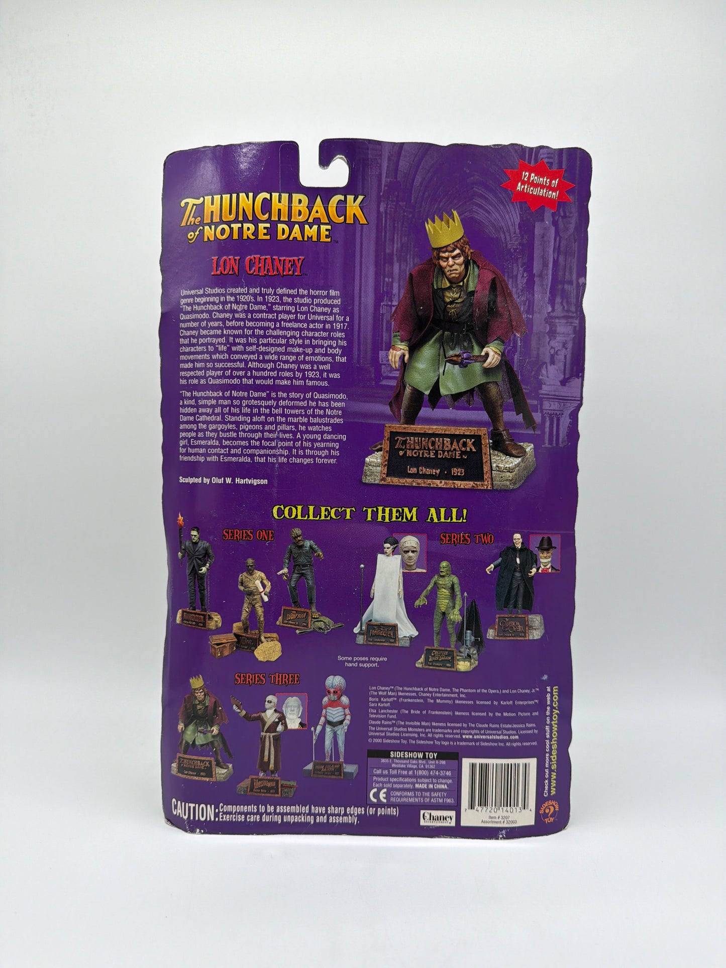 Sideshow Toy Classic Edition Universal Monsters 2000 The Hunchback of Notre Dame