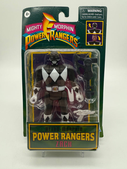Hasbro 2020 Mighty Morphin Power Rangers Retro Morphin Power Rangers Zack Black