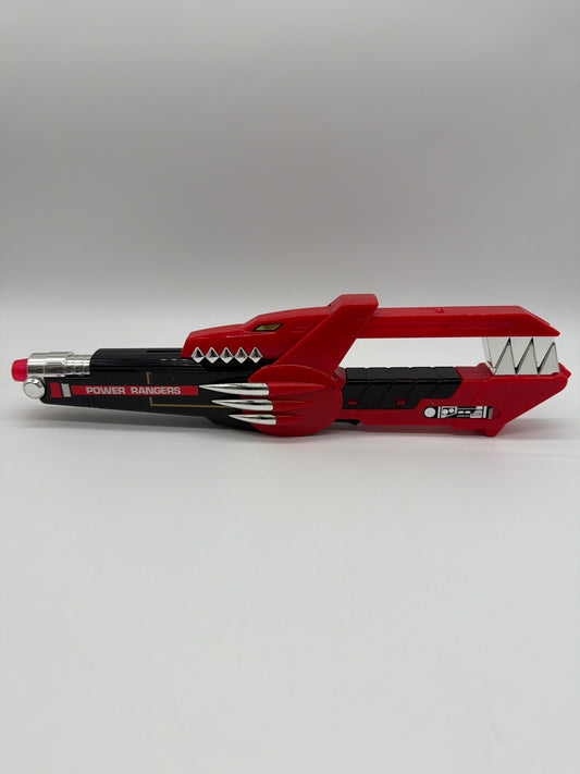 Bandai 1991 Mighty Morphin Power Rangers Dragon Red Ranger Blaster