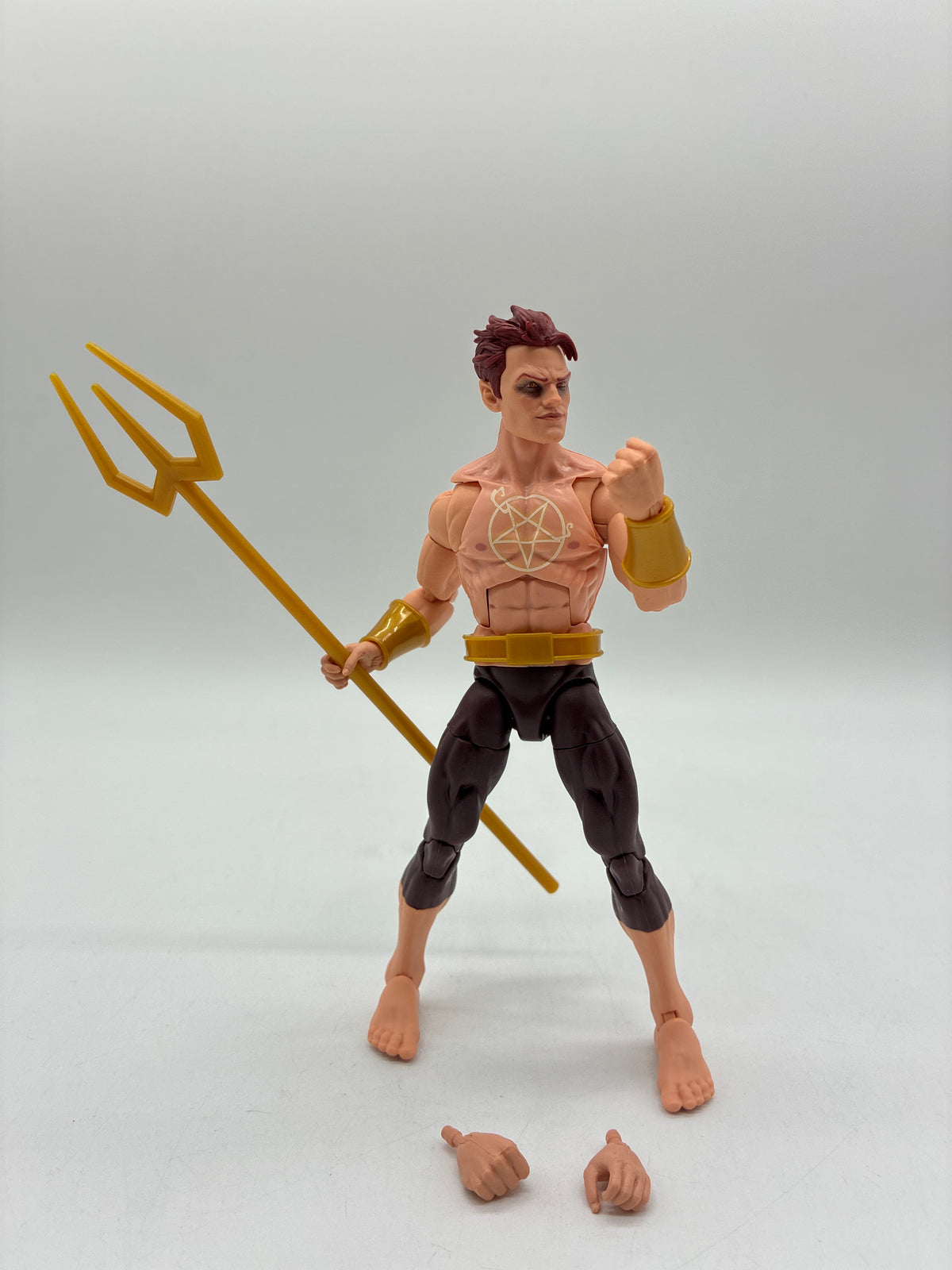 Hasbro 2024 Marvel Legends Series Build A Figure Blackheart Strange Tales Daimon Hellstrom, photo 1 of 4
