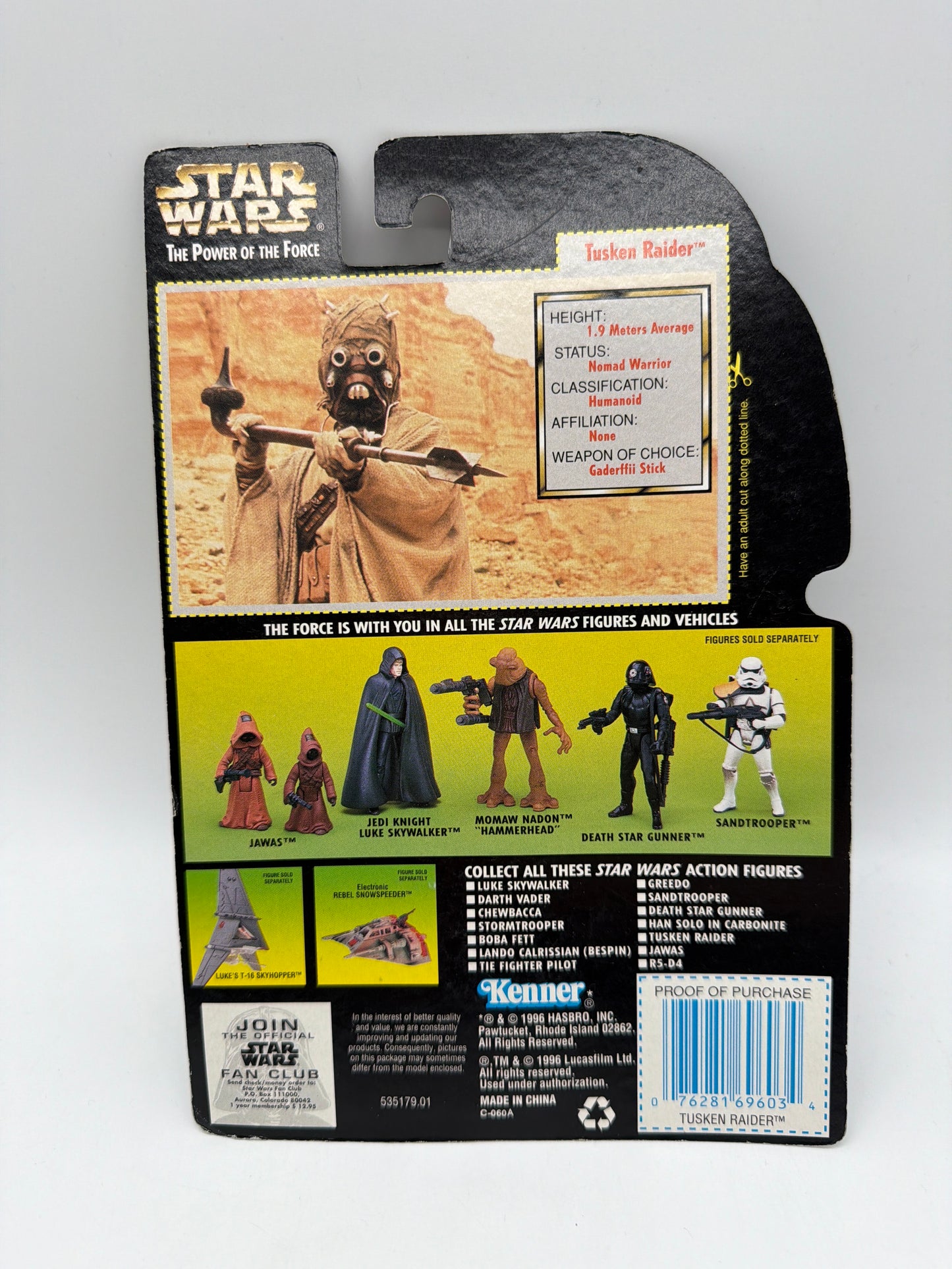 Kenner 1996 Star Wars The Power of The Force Tusken Raider