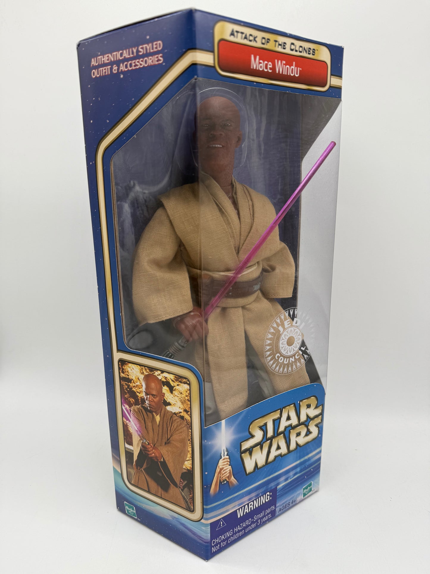 Hasbro 2002 Star Wars Attack of The Clones Mace Windu