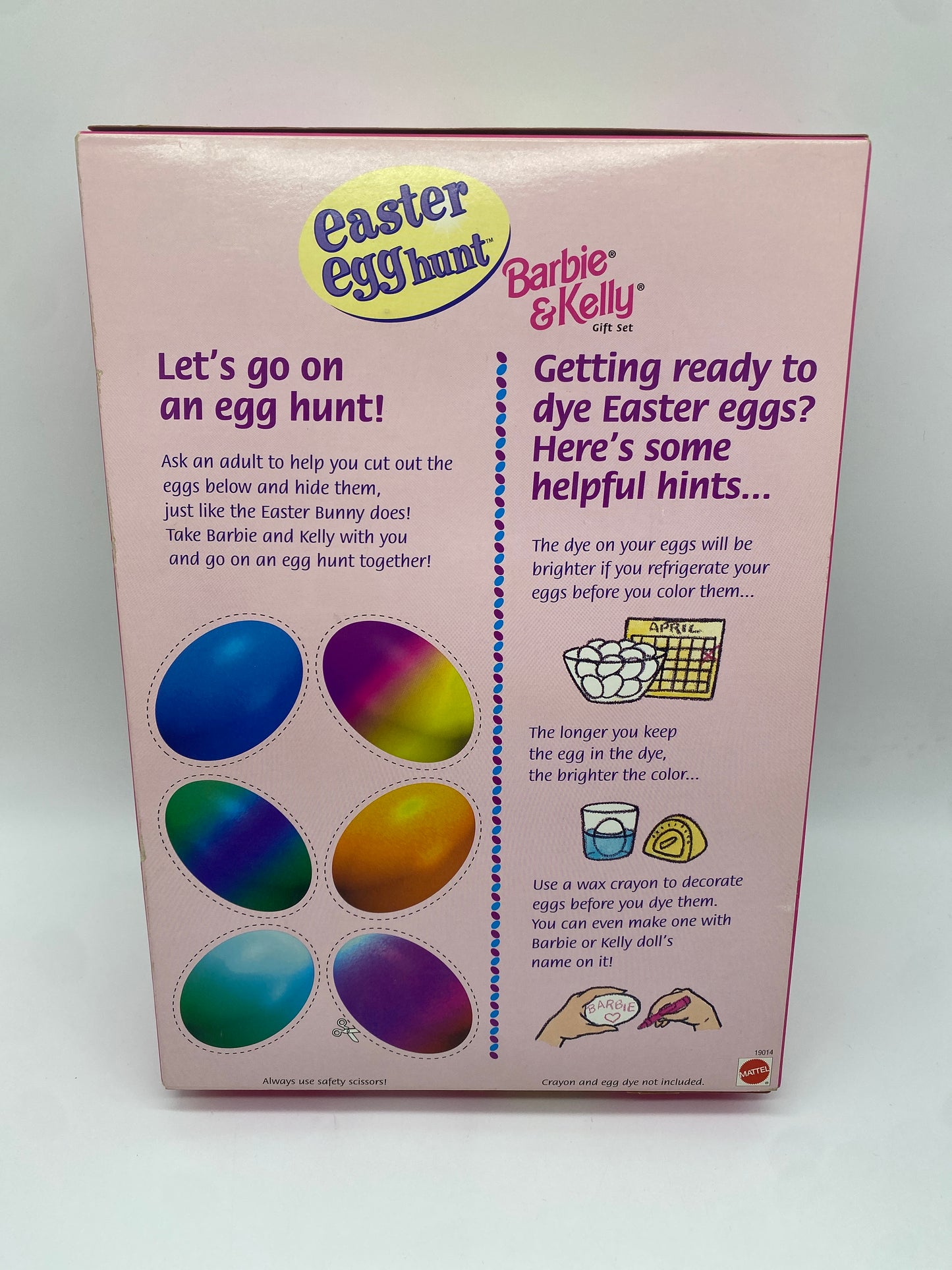 Mattel 1997 Barbie Doll Special Edition Easter Egg Hunt Barbie & Kelly Gift Set