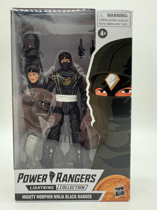 Power Ranger Lightning Might Morphin Ninja Black Ranger 2021 Hasbro