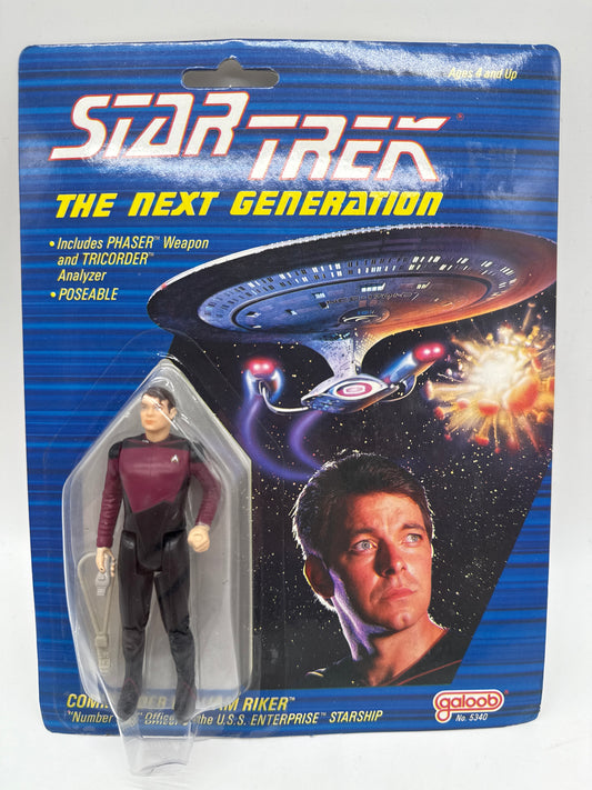 Galoob 1988 Star Trek The Next Generation Commander William Riker