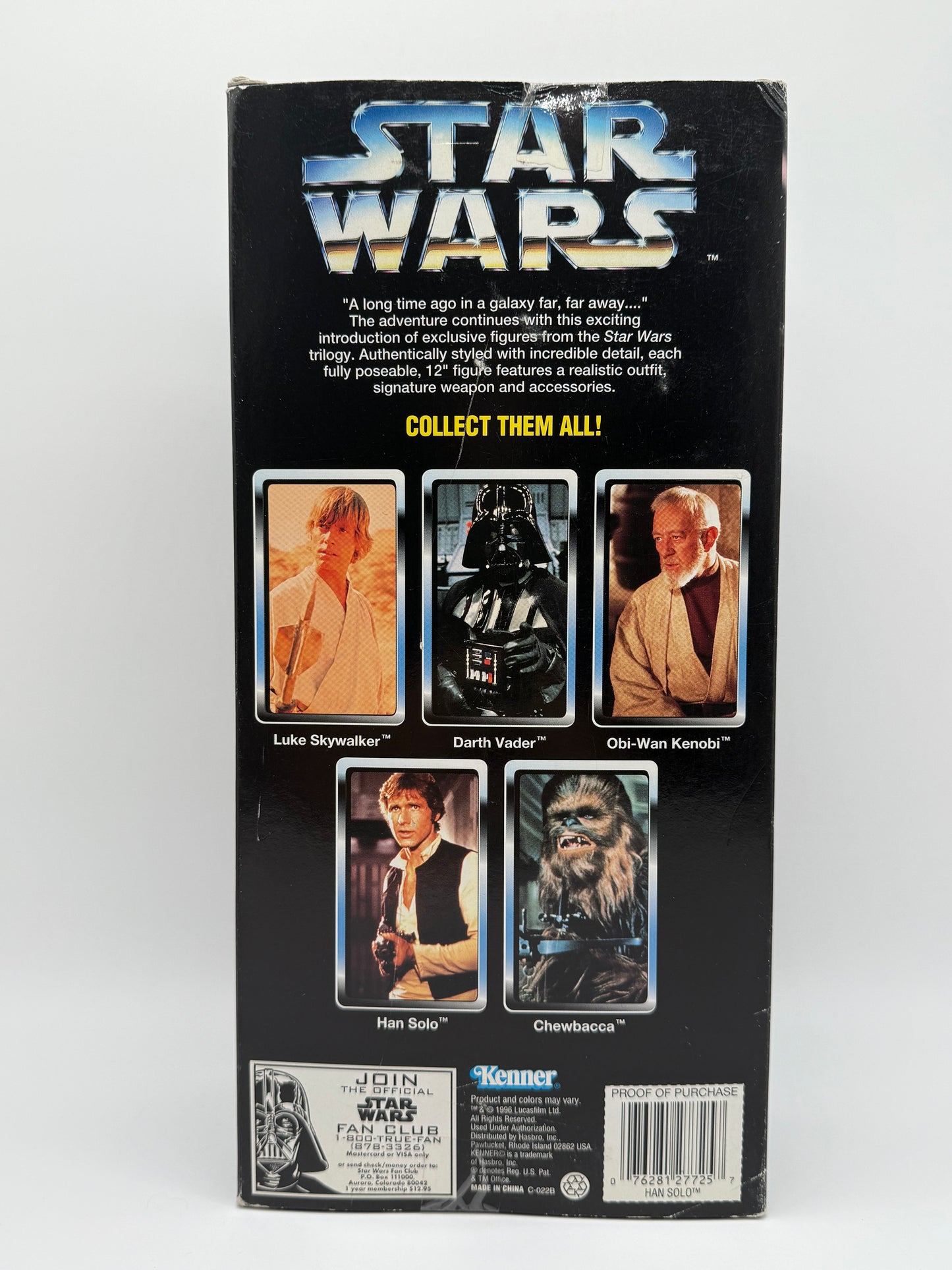 Hasbro 1996 Star Wars Collector Series Han Solo
