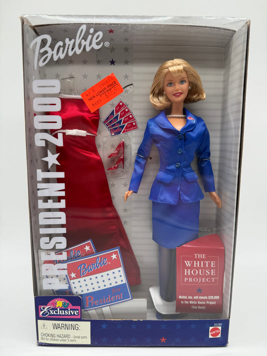 Barbie President 2000 1999 Mattel