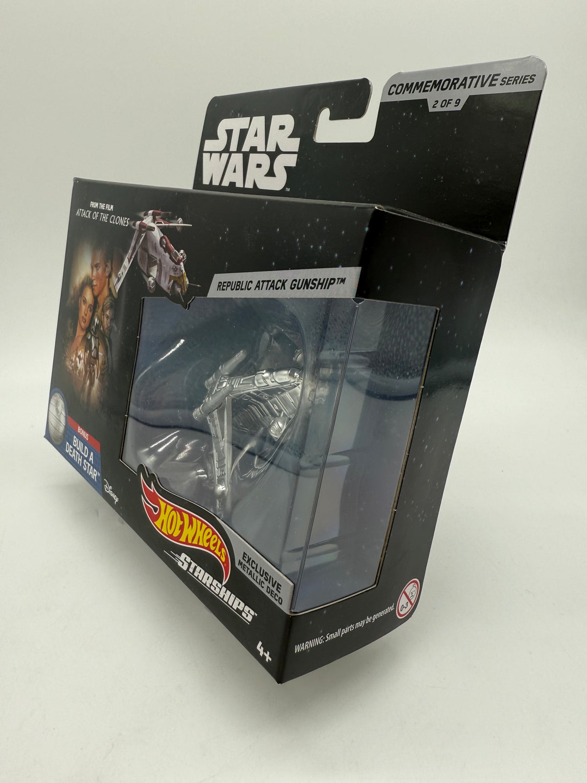 Mattel 2018 Hot Wheels Star Wars Attack Of The Clones Republic Attack Gunship, photo 3 of 4