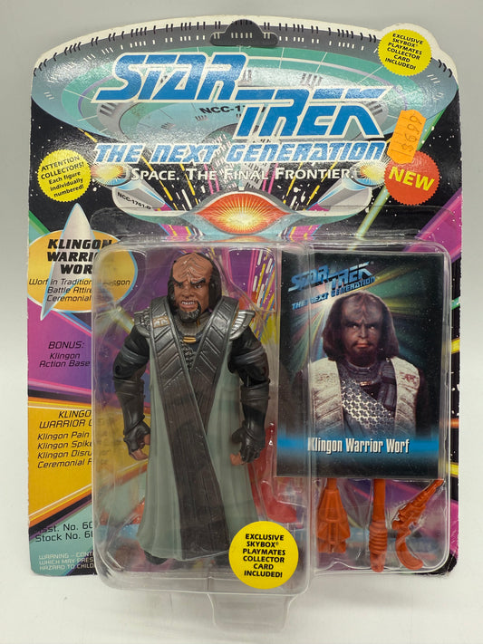 Playmates 1993 Star Trek Next Generation Klingon Warrior Worf