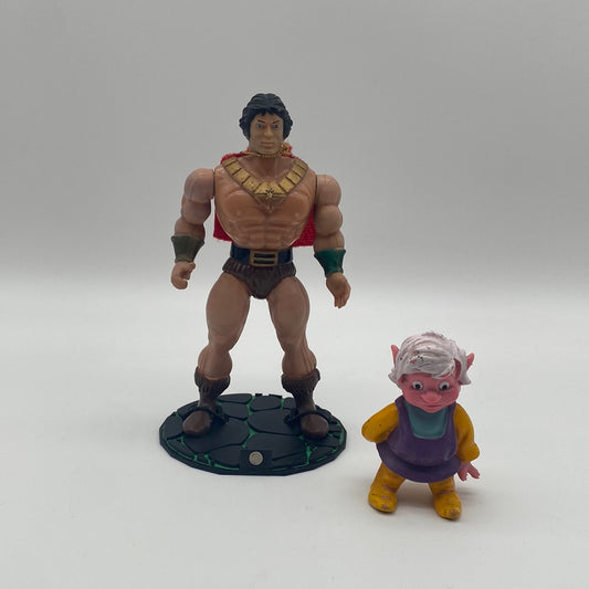 Blackstar 1983 John Blackstar & Trobbit Action Figure - Galoob