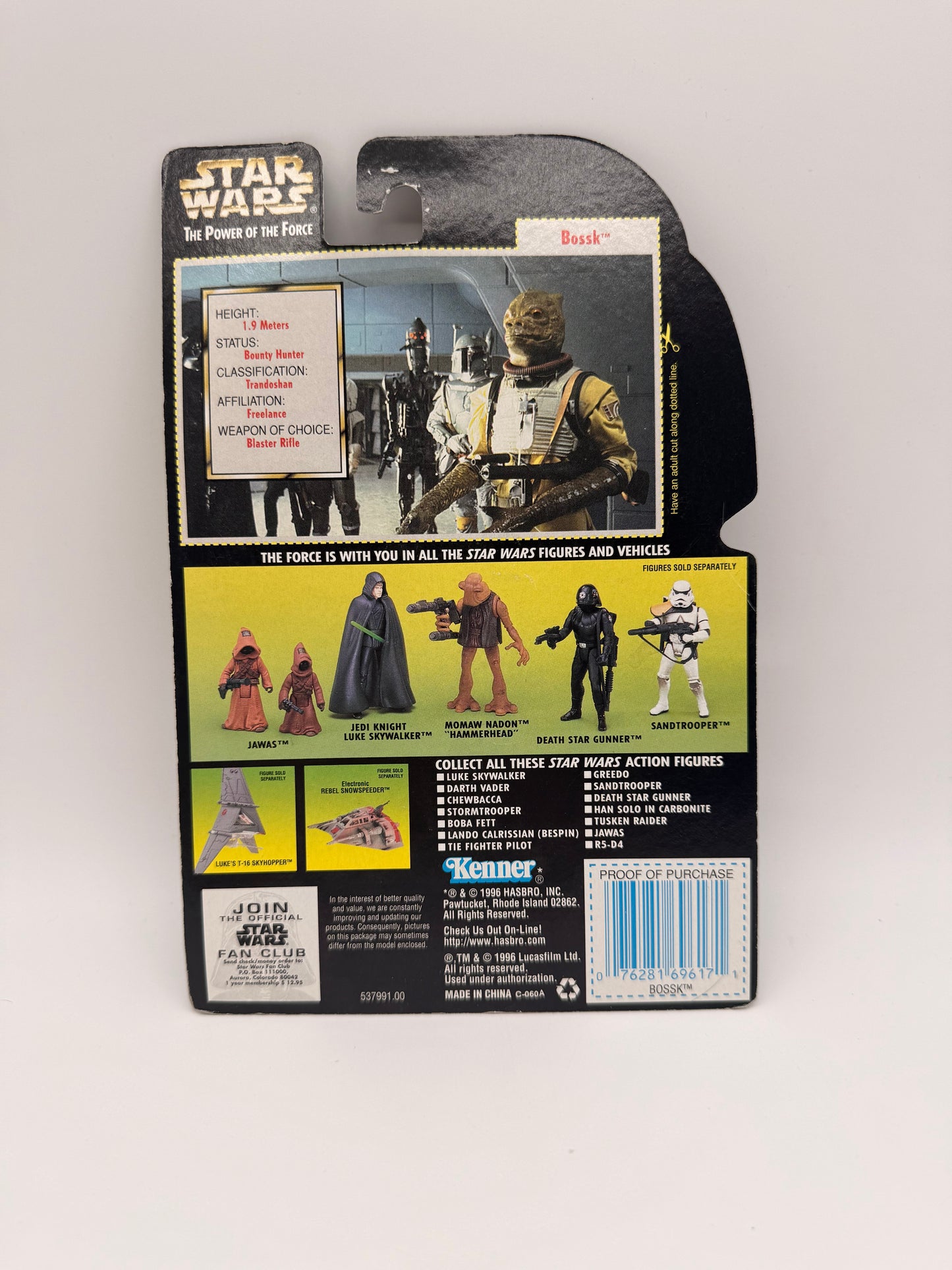 Kenner 1996 Star Wars The Power of the Force Bossk