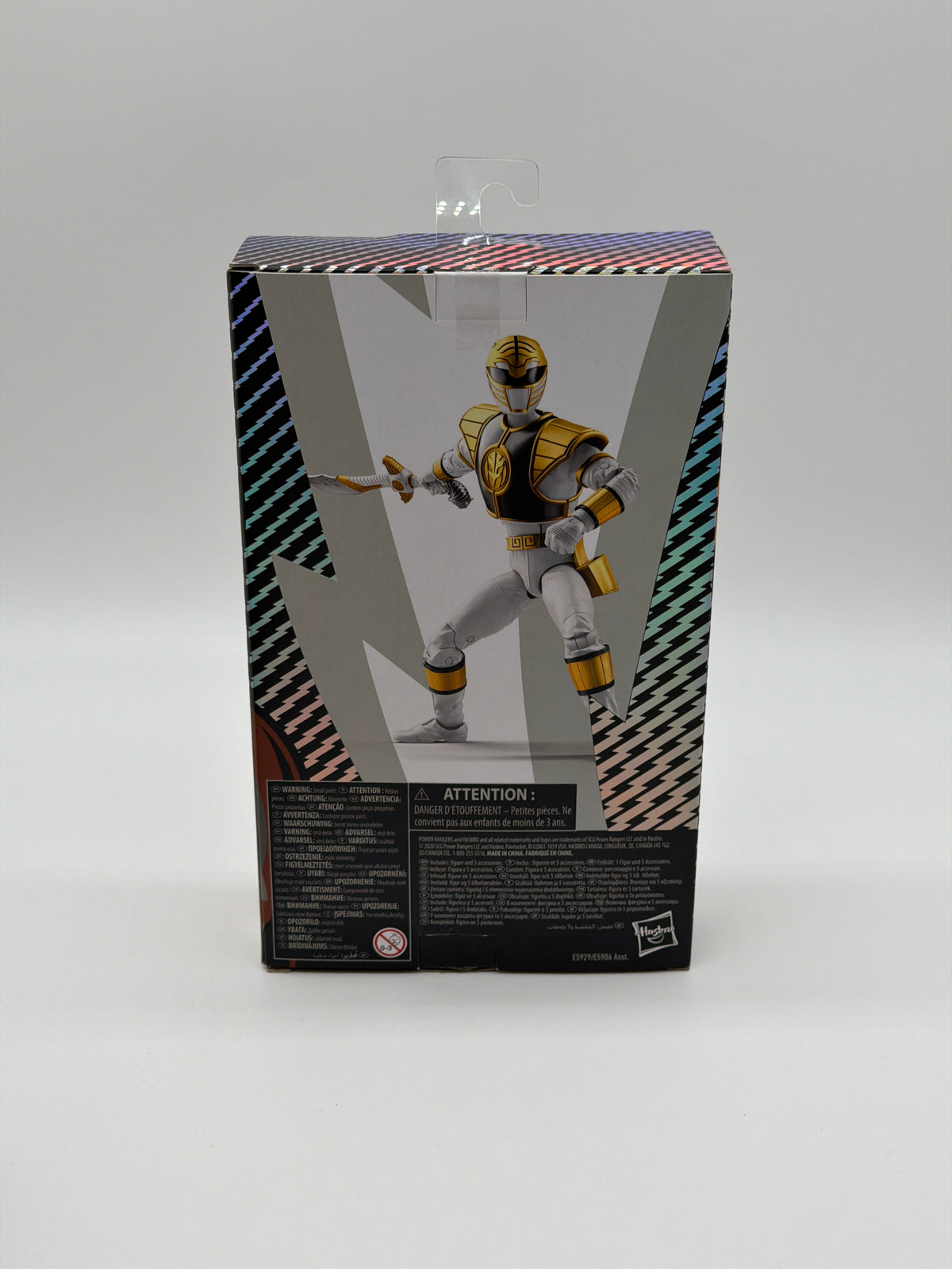 Hasbro 2020 Power Rangers Lightning Collection Mighty Morphin White Ranger Action Figure