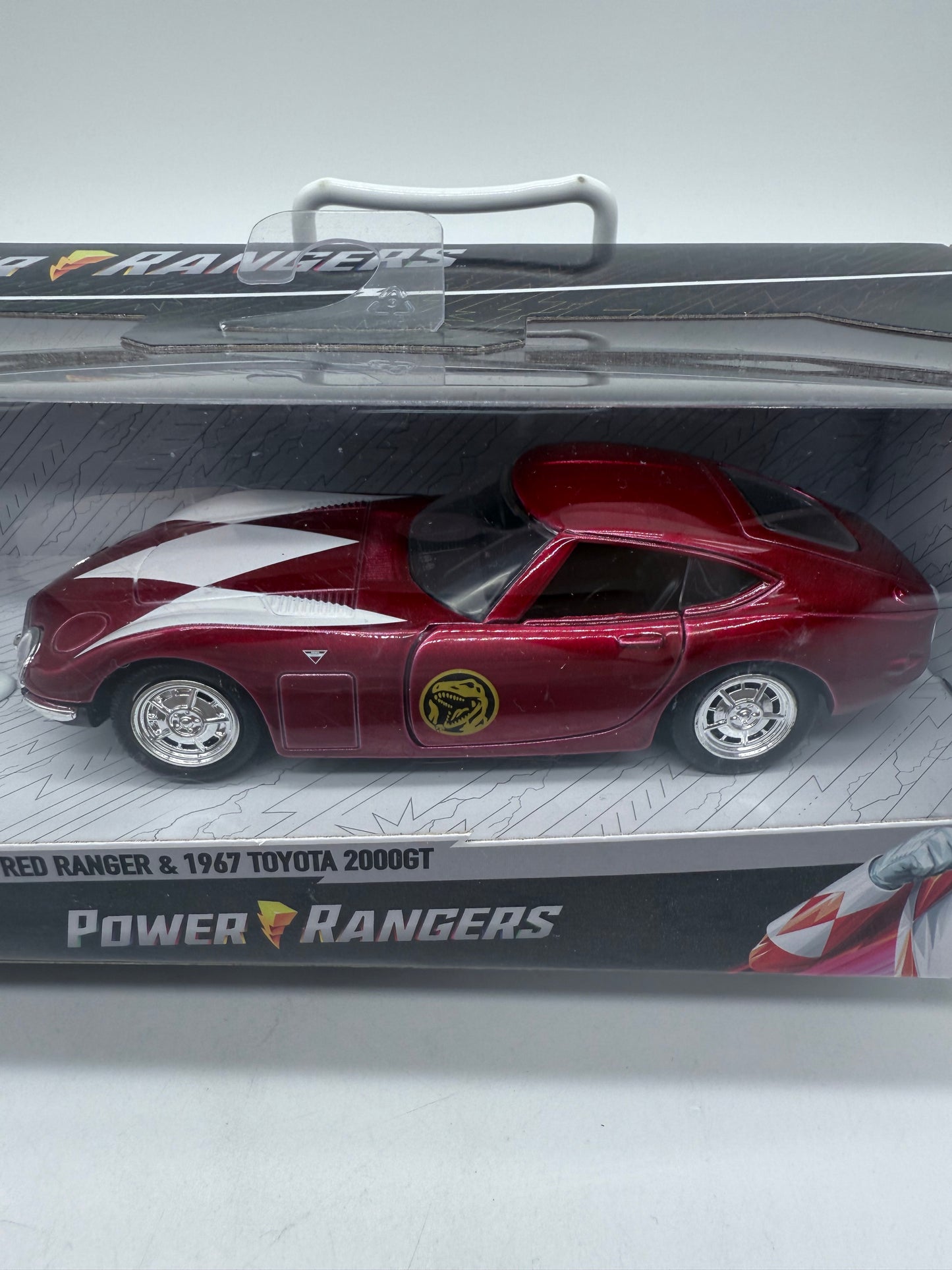 Hasbro 2022 Power Rangers Red Ranger & 1967 Toyota 2000GT