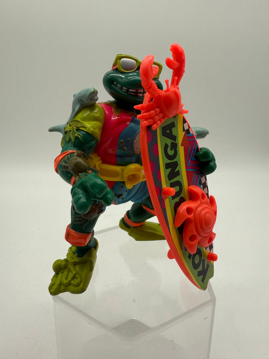 TMNT Vintage Sewer Surfer Michelangelo 1990 Playmates