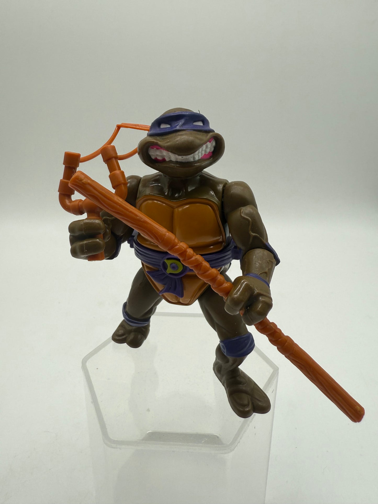 TMNT Vintage Donatello With Storage Shell 1990 Playmates