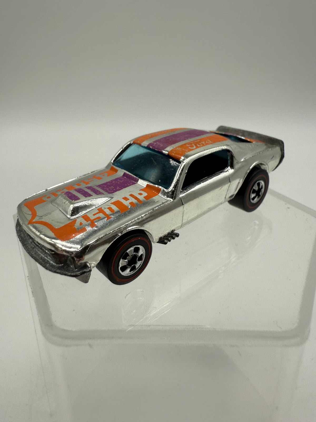 Hot Wheels Vintage 1974 Redline Chrome Mustang Stoker Mattel, photo 2 of 12