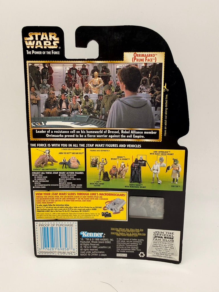 Kenner 1999 Star Wars The Power of the Force Orrimaarko (Prune Face)