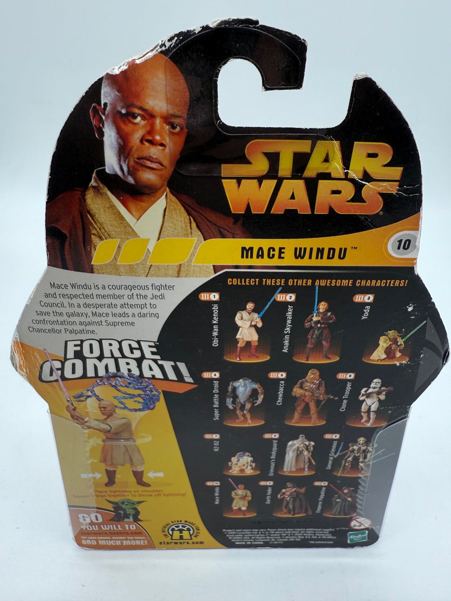 Star Wars Revenge of The Sith Mace Windu 2005 Hasbro