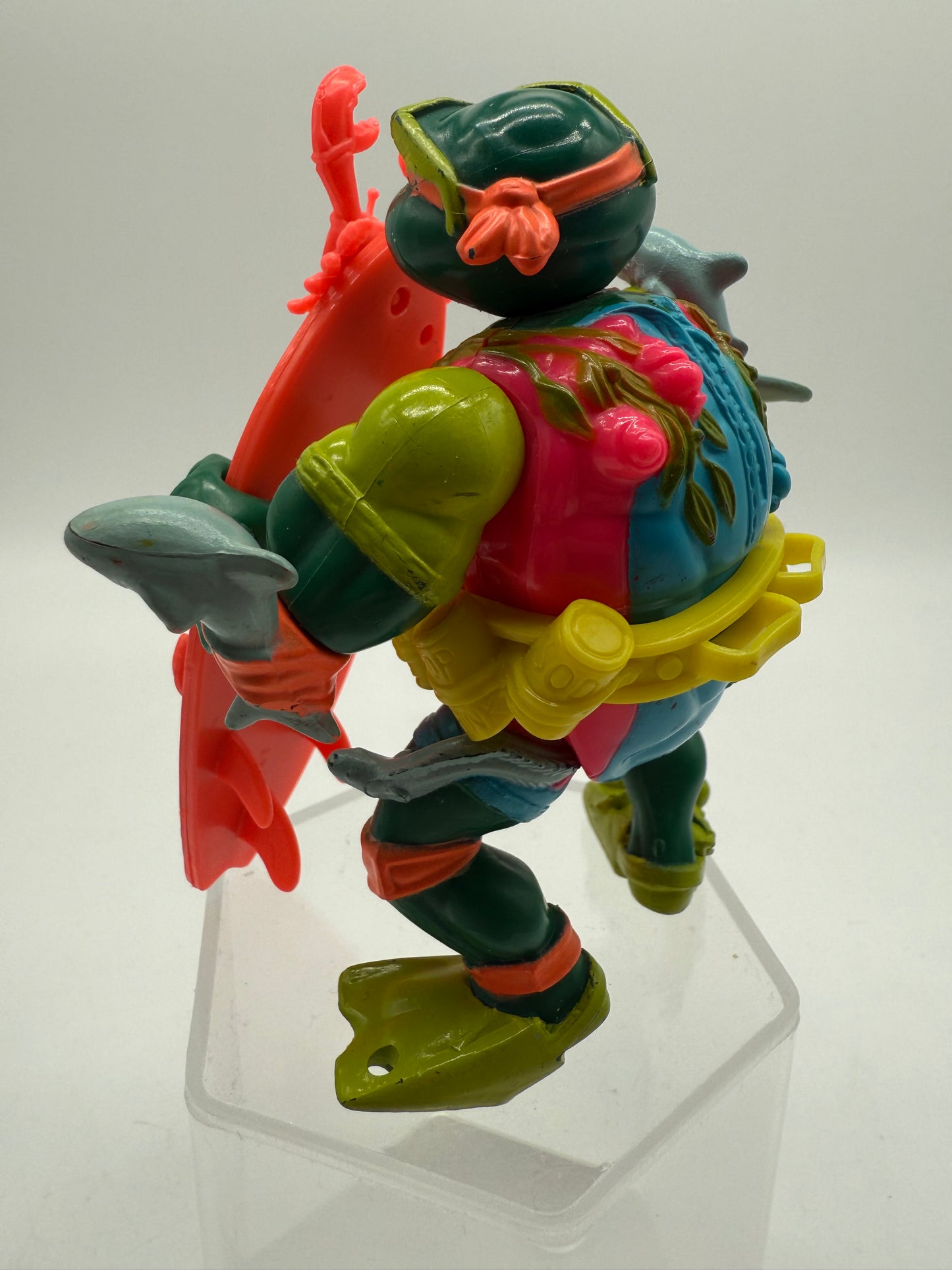 TMNT Vintage Sewer Surfer Michelangelo 1990 Playmates