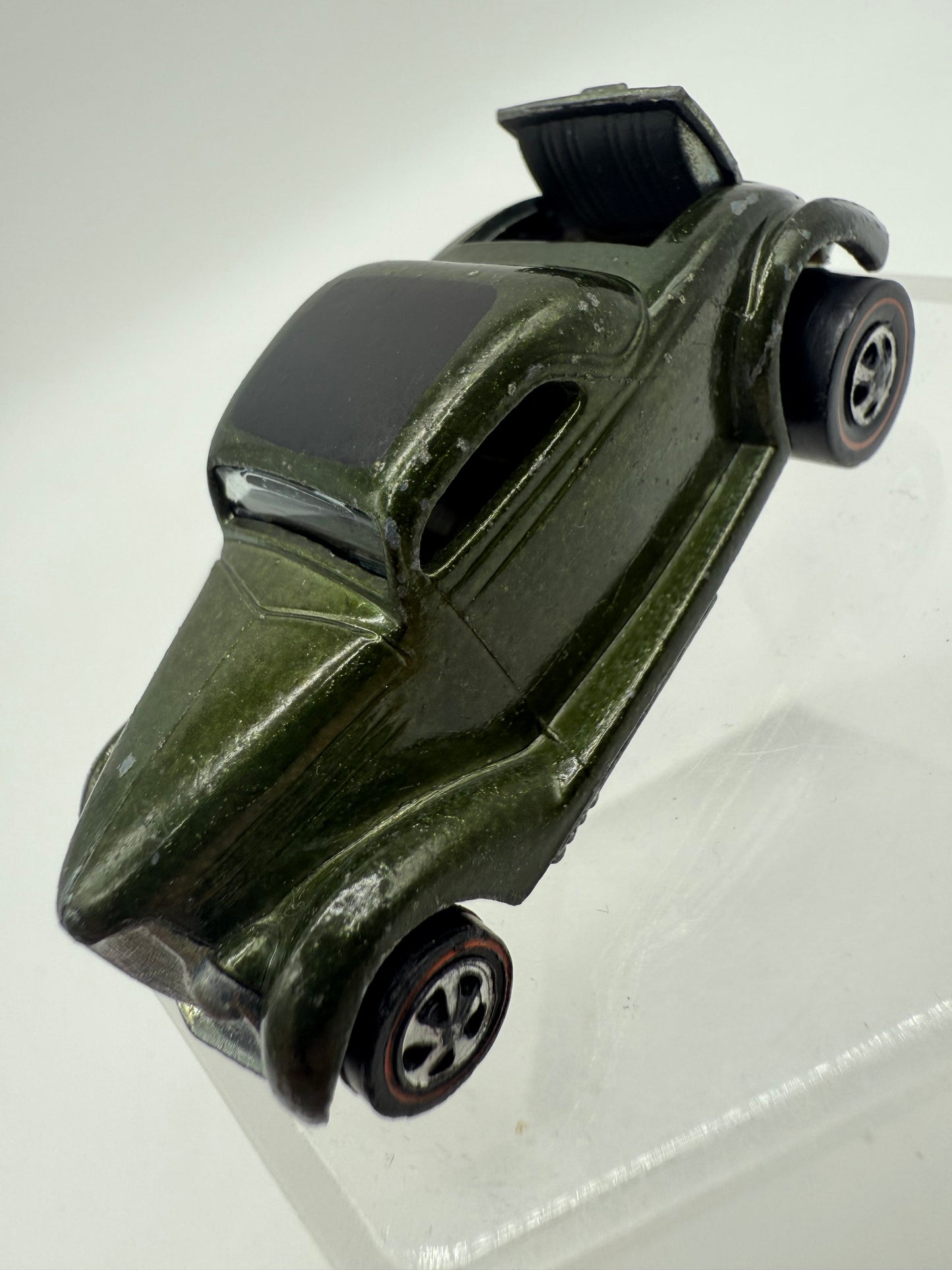 Hot Wheels Vintage Redline Classic 36 Ford Coupe (Dark Olive Green) 1969 Mattel