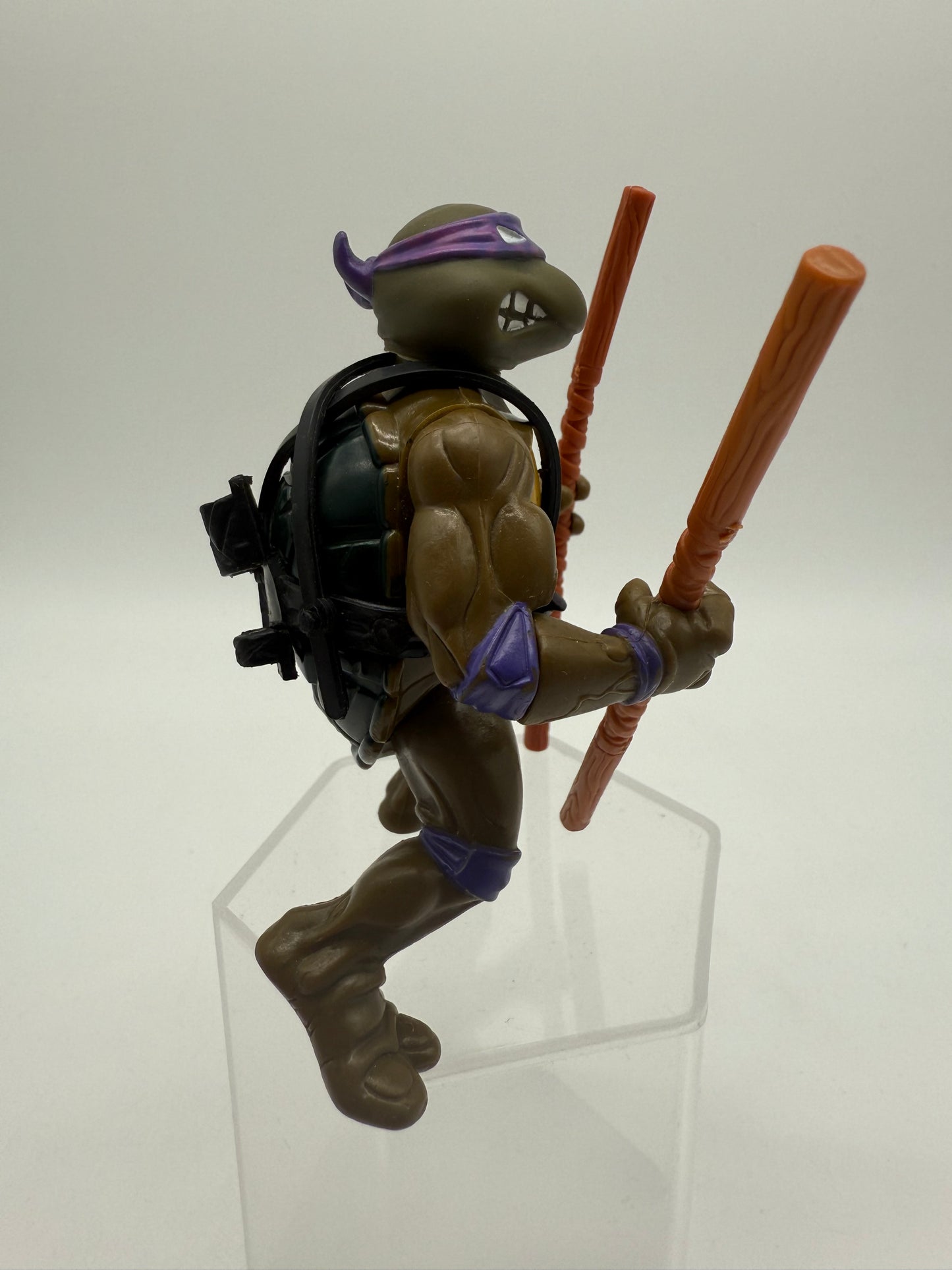TMNT Vintage Donatello (Soft Head With Rack) 1988 Playmates