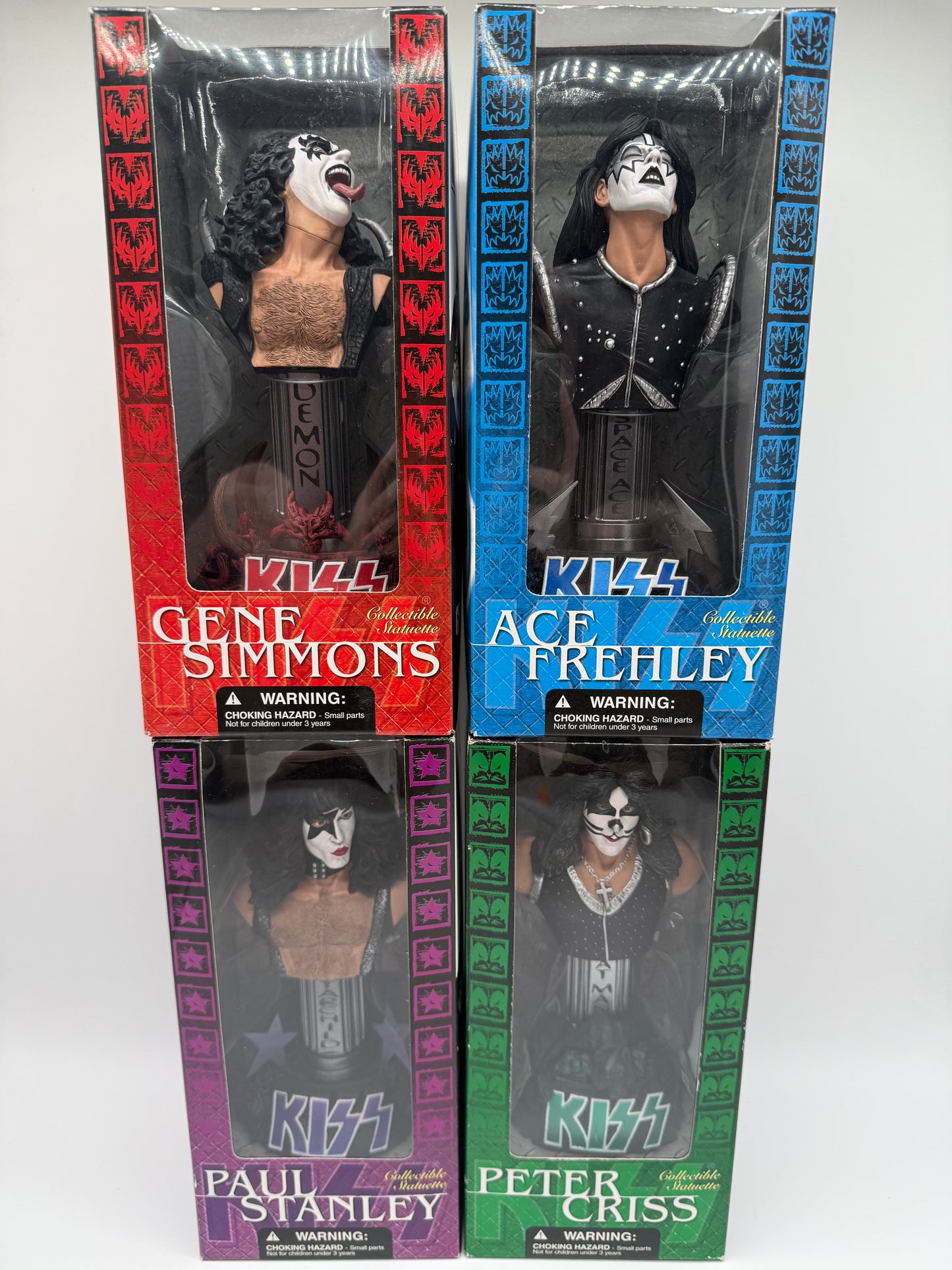 McFarlane Toys 2002 Kiss Collectible Statuette Set