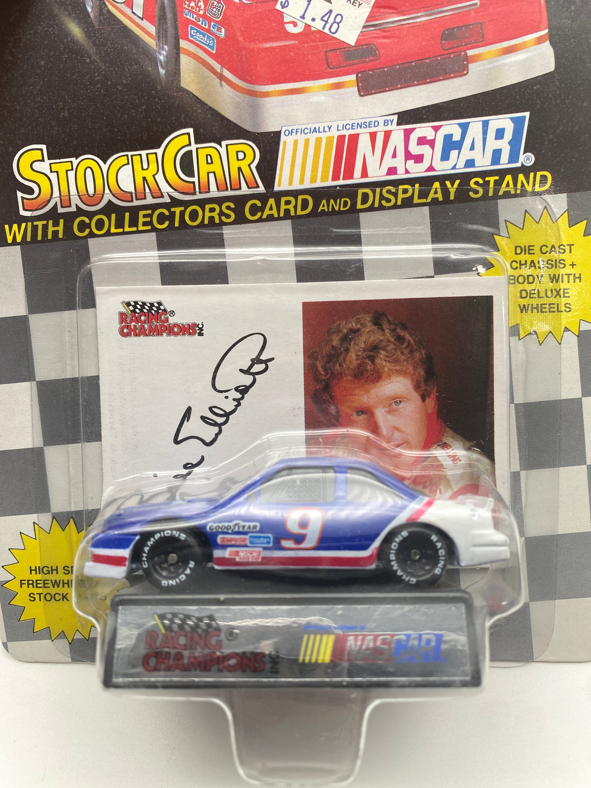 Racing Champions Nascar Stock Car 1991 Bill Elliot #9 Melling 1:64 Die-Cast Car, photo 5 of 5
