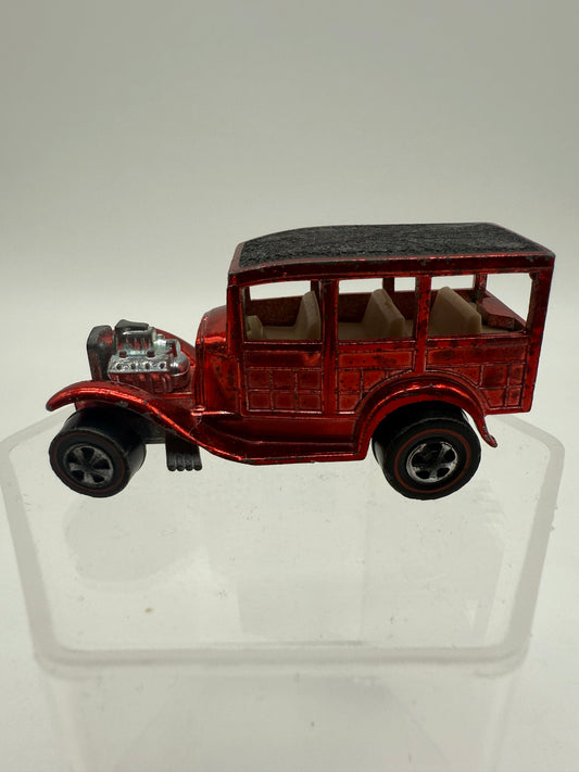 Hot Wheels Vintage Redline Classic 31 Ford Woody (Red) 1969 Mattel