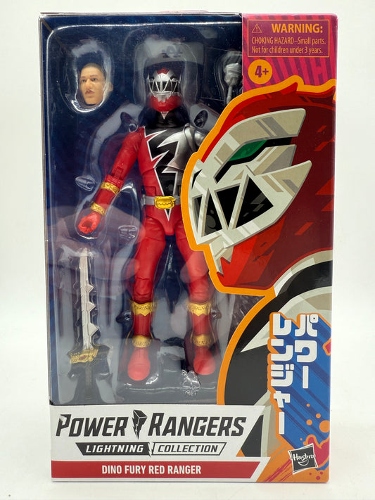 Power Rangers Lightning Dino Fury Red Ranger 2022 Hasbro