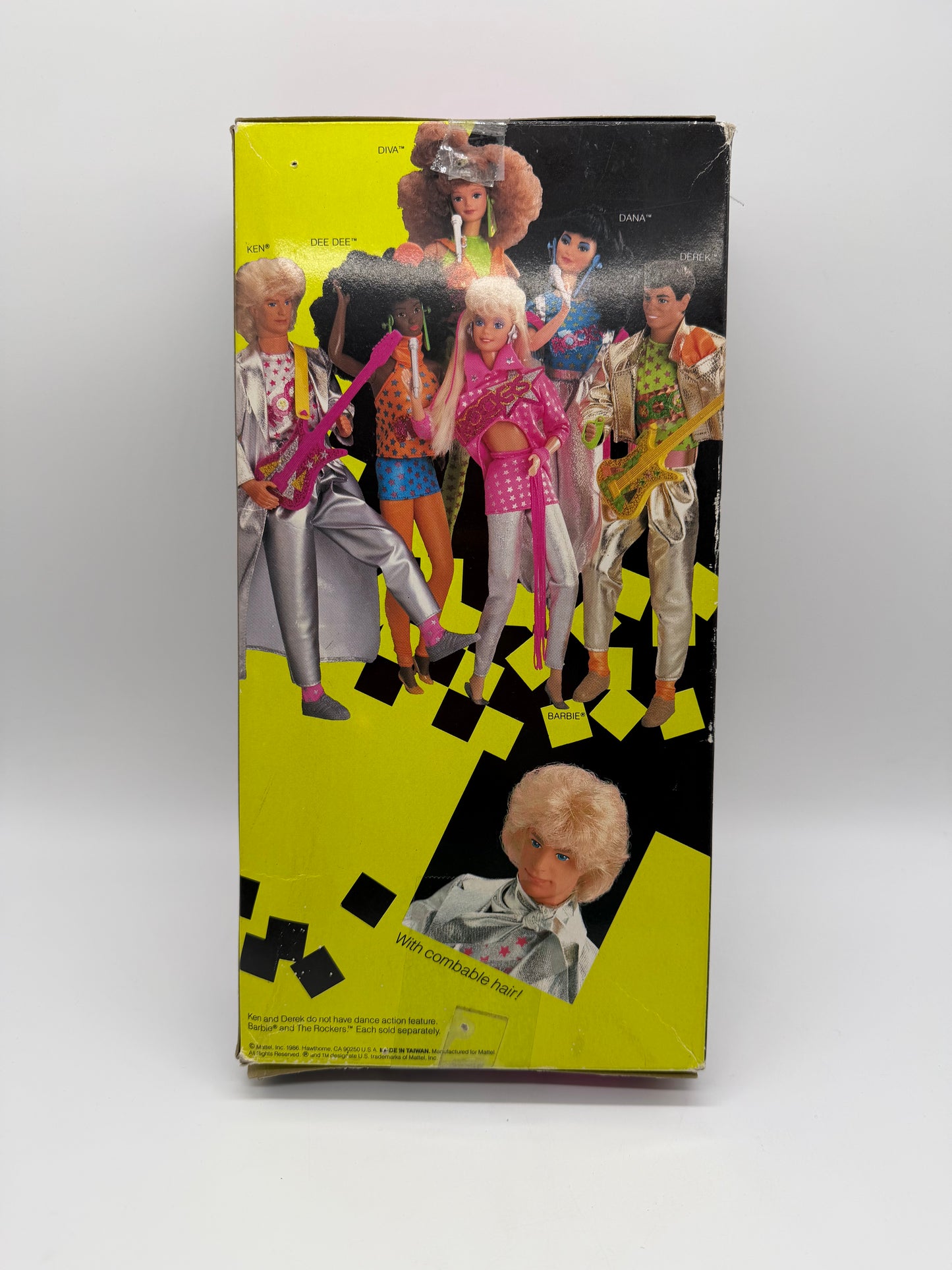 Mattel 1986 Barbie and the Rockers "Hot Rocking Fun" Ken Doll #3131