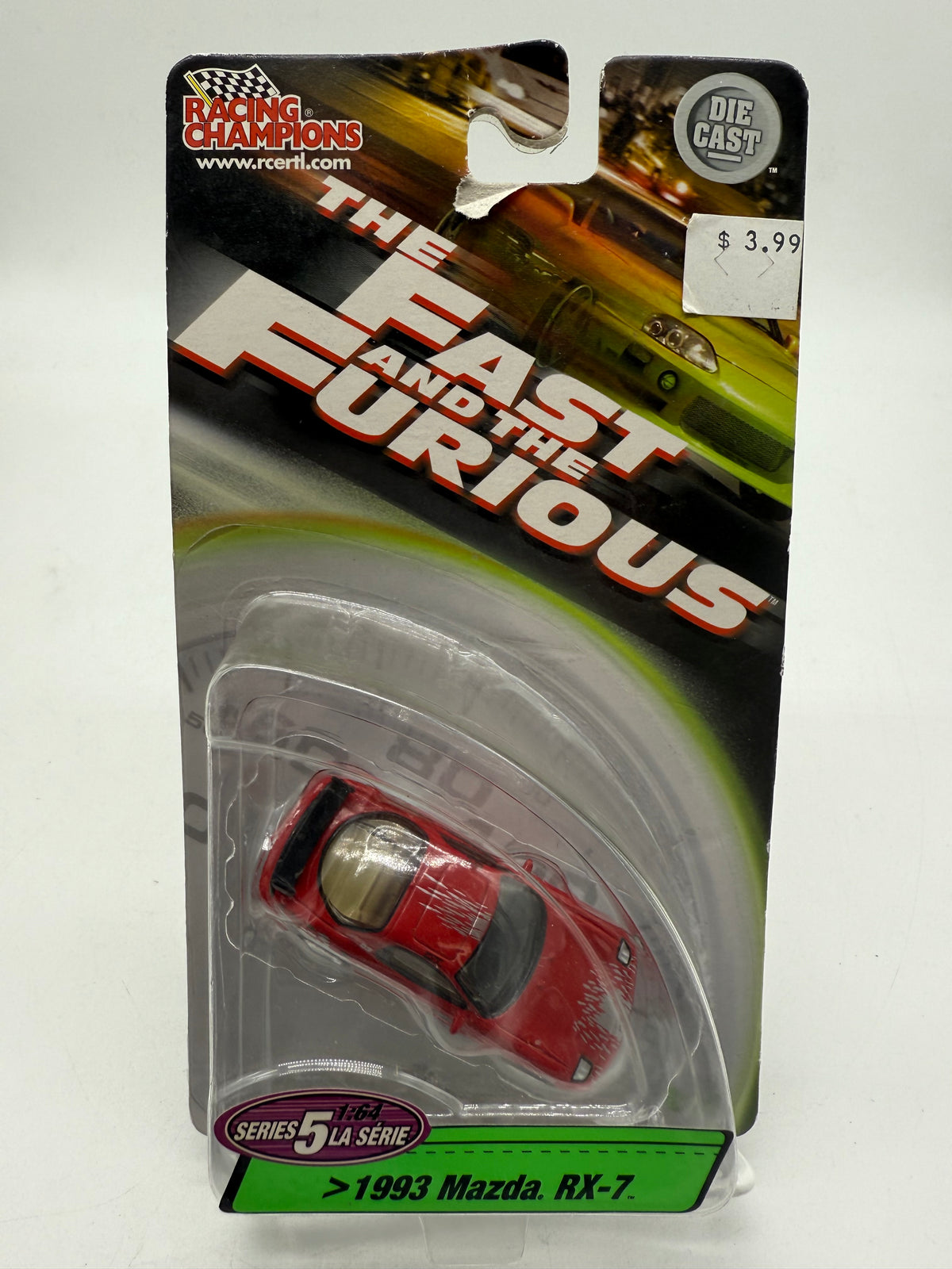 Racing Champions The Fast and The Furious 1993 Mazda. RX-7 2003 RC ERTL, photo 1 of 5