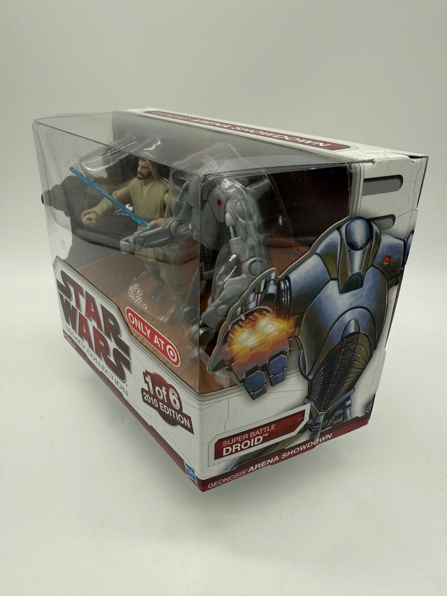 Hasbro 2009 Target Exclusive Star Wars Legacy Collection Geonosis Arena Showdown Obi-Wan Kenobi VS Super Battle Droid