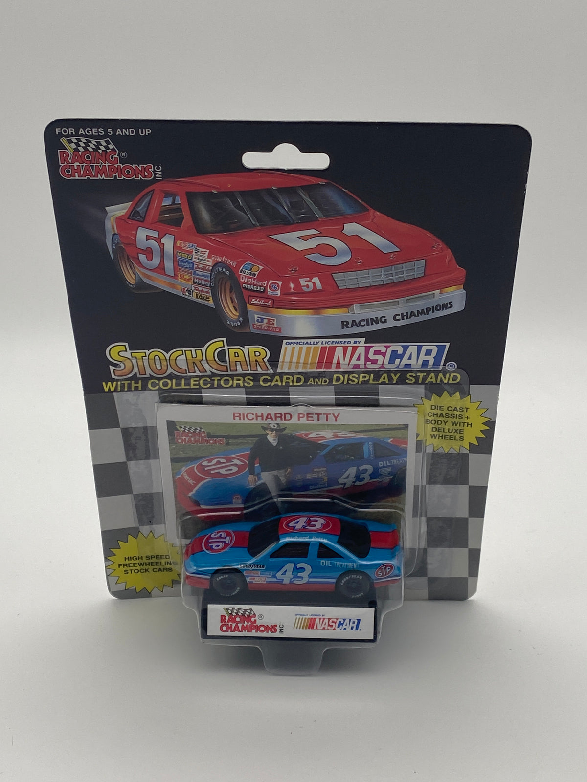 Racing Champions Nascar Stock Car 1992 Richard Petty #43 1:64 Die-Cast Car, photo 1 of 5