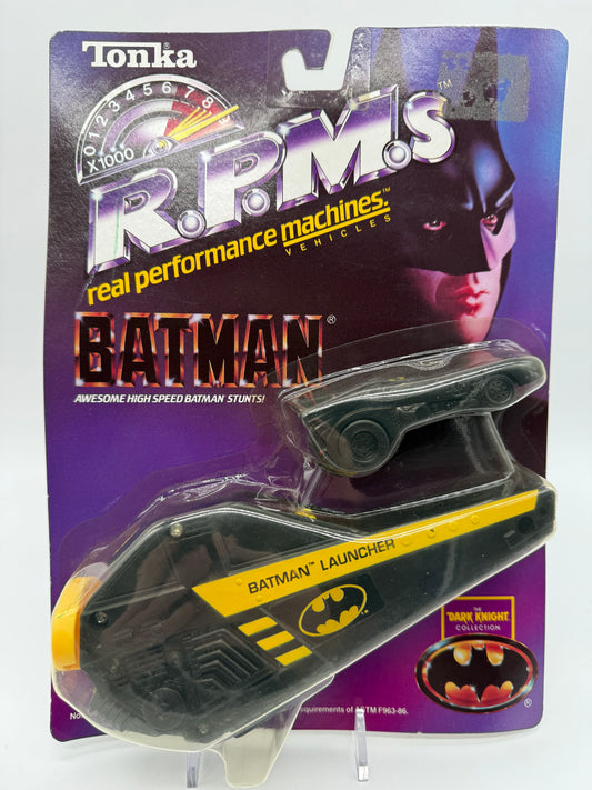 Tonka 1990 R.P.M.s Batman Awesome High Speed Batman Stunts Batman Launcher
