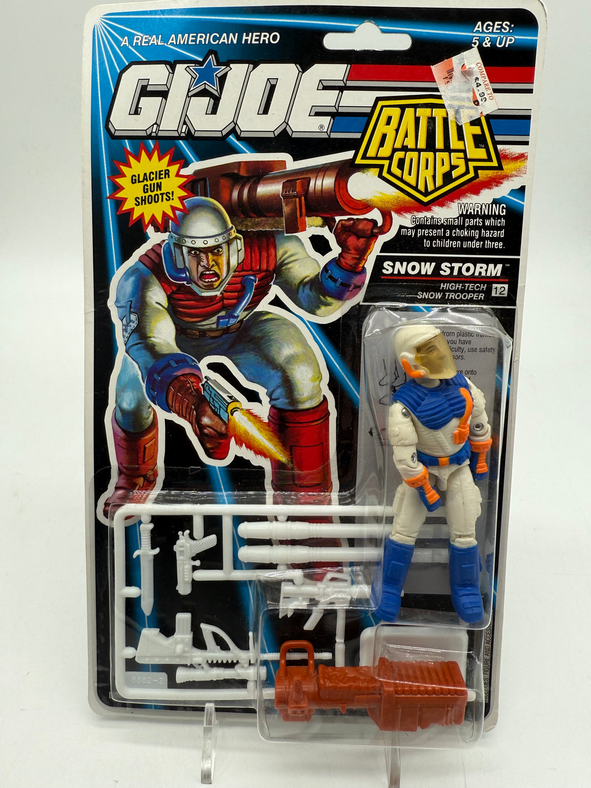 G.I. Joe Battle Corps Snow Storm 1992 Hasbro, photo 1 of 5